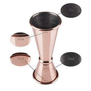 SET COMPLETO MOSCOW MULE - rame martellato, 2 tazze, 1 jigger, 1 cucchiaio da bar, 1 spremiagrumi