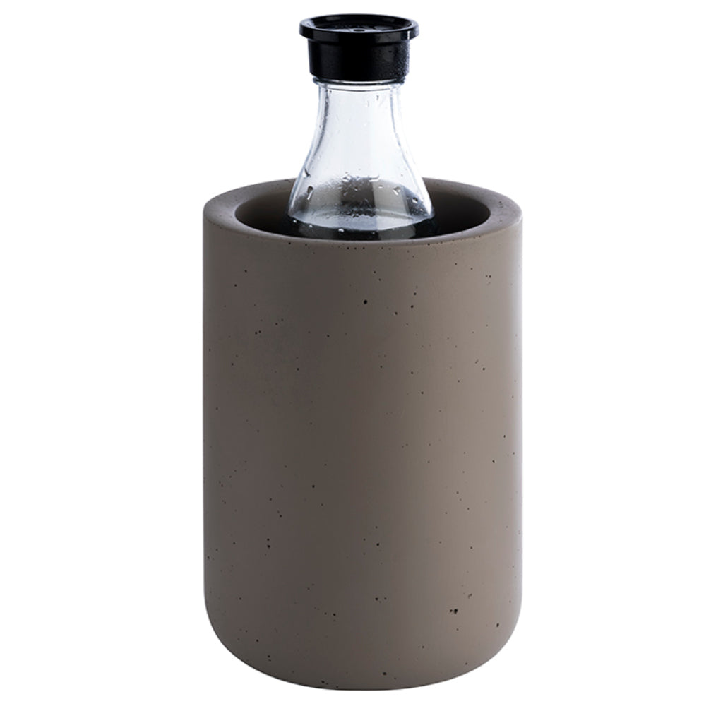 RAFFREDDATORE DI BOTTIGLIE - raffreddatore di champagne, "Concrete", grigio cemento