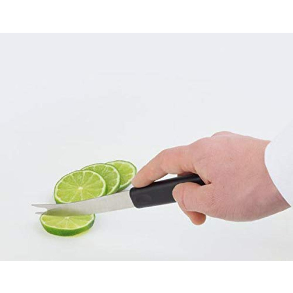 SET DA DECORAZIONE COCKTAIL - 1 coltello da decorazione, 1 coltello da cocktail, 1 paio di pinzette, 1 pinza da ghiaccio, altamente lucidato