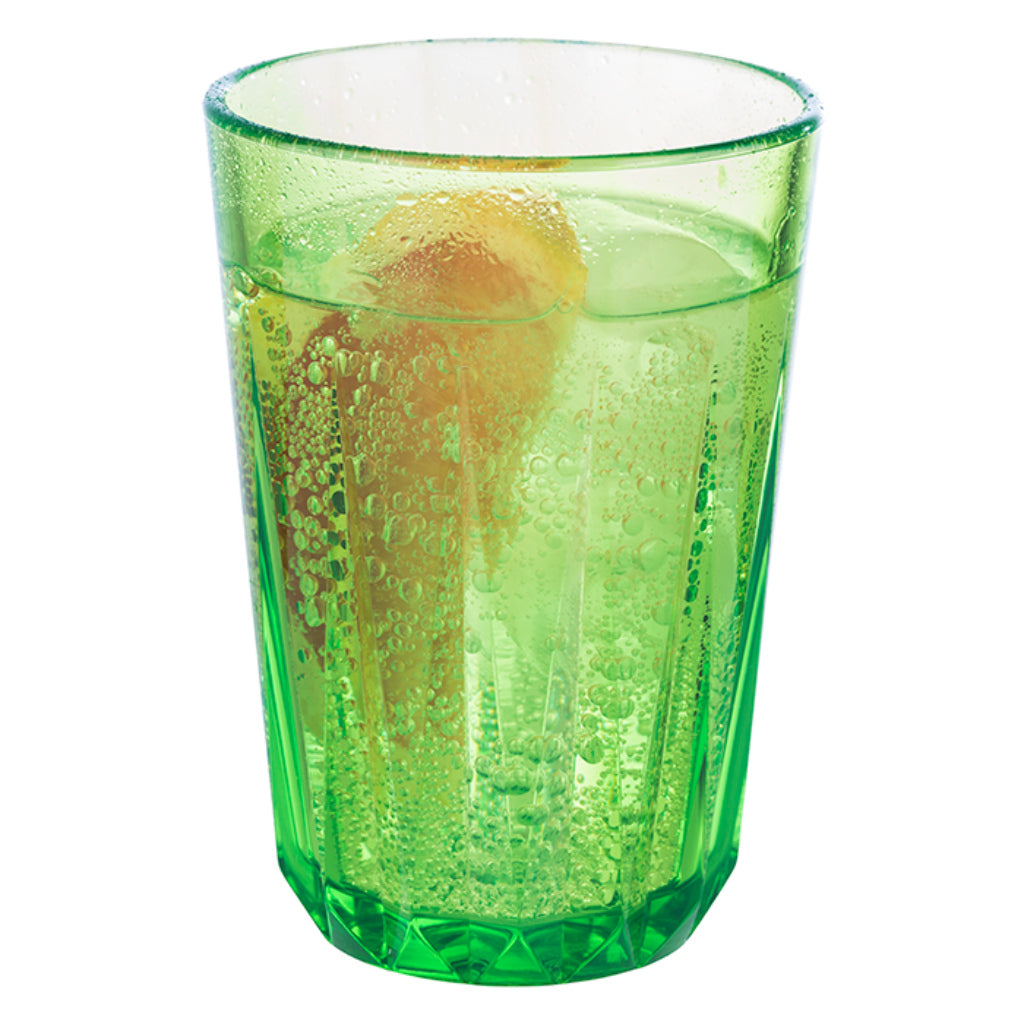 SET DI 6 COPPIE IN PLASTICA TRITAN - bicchieri da bere, verde