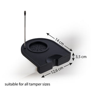 STAZIONE TAMPER - stazione di pressatura per portafiltro espresso + barista stick
