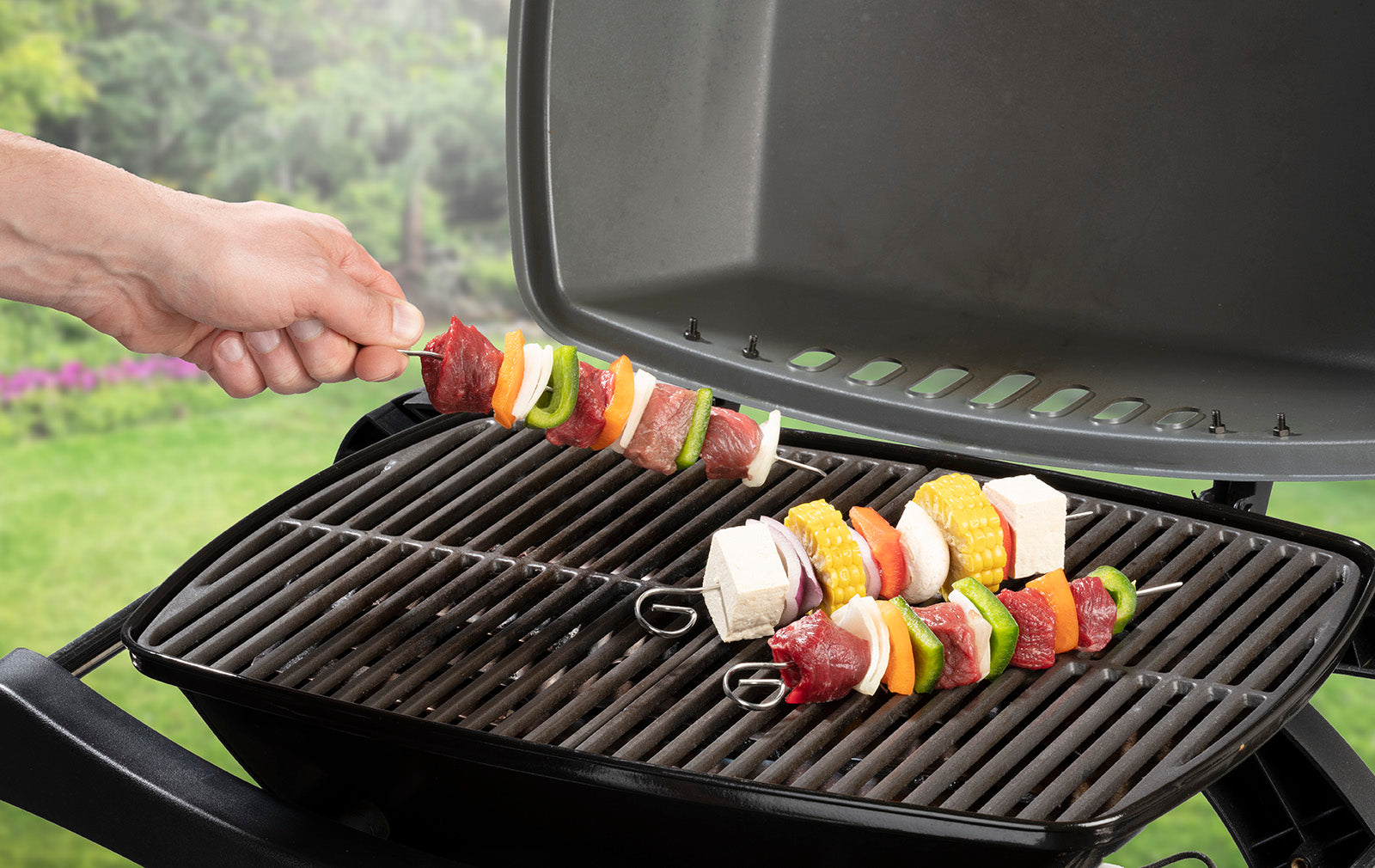 Grillspieße 12er Set - Edelstahl, 21 cm Länge